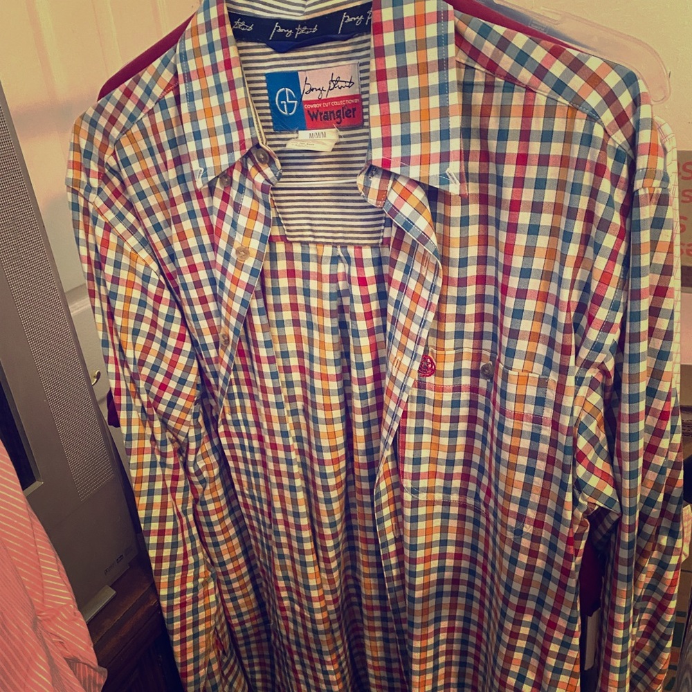 George strait signature wrangler western shirt.